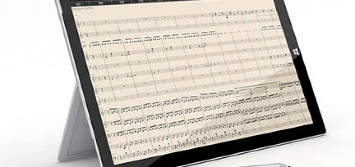 Aplicación de notación musical StaffPad